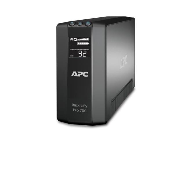 APC Back-UPS RS LCD 700 Master Control - UPS - 120 V c.a. V - 420 Watt - 700 VA - USB - connettori di uscita 6 - nero - per P/N: AR106SH4, AR106SH6, AR109SH4, AR109SH6, AR112SH4, AR112SH6, SCL500RM1UNC