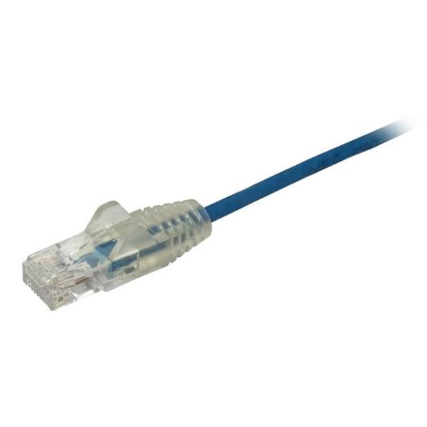 StarTech.com Cavo di Rete Ethernet Snagless CAT6 da 1m - Cavo Patch antigroviglio slim RJ45 - Blu - Cavo patch - RJ-45 (M) a RJ-45 (M) - 1 m - CAT 6 - antiaggrovigliamento - blu