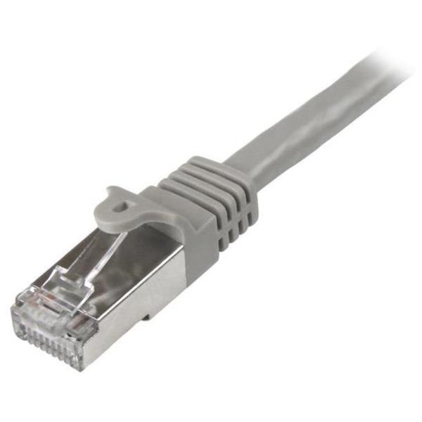 StarTech.com Cavo di rete Cat6 Ethernet Gigabit - Cavo Patch RJ45 SFTP da 1 m - Grigio - Cavo patch - RJ-45 (M) a RJ-45 (M) - 1 m - SFTP - CAT 6 - stampato, antiaggrovigliamento - grigio