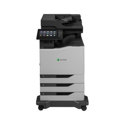 Lexmark CX825dte - Stampante multifunzione - colore - laser - Legal (216 x 356 mm)/A4 (210 x 297 mm) (originale) - A4/Legal (supporti) - fino a 52 ppm (copia) - fino a 52 ppm (stampa) - 1750 fogli - 33.6 Kbps - USB 2.0, Gigabit LAN, host USB