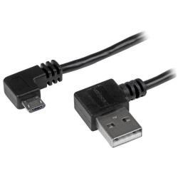 StarTech.com Cavo da Usb a micro USB con connettori ad angolo destro - M/M da 1 m Nero - Cavo USB - Micro-USB Tipo B (M) a USB (M) - USB 2.0 - 1 m - connettore angolato destro - nero - per P/N: USB2PCARBK, USB2PCARBKS, USBEXTAA10BK, USBEXTAA6BK, USBLT2PCARW, USBUB2PCARB