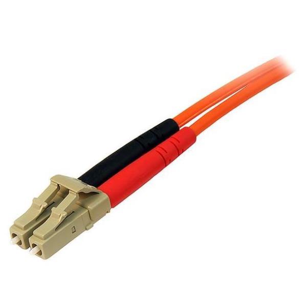 StarTech.com Cavo patch duplex in fibra multimodale 50/125 da 1m - LSZH LC/LC - OM2 (50FIBLCLC1) - Cavo di rete - LC multi-mode (M) a LC multi-mode (M) - 1 m - fibra ottica - duplex - 50 / 125 micron - per P/N: GLCLHSMDSTTA, GLCSXMMDST, GLCSXMMDSTT, JD118BST, MASFP1GBSXST, SFP100BFXST