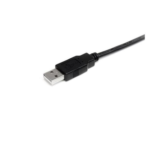 StarTech.com Cavo USB 2.0 A ad A velocità di trasferimento dei dati fino a 480 Mbps - 2 m - M/M - Cavo USB - USB (M) a USB (M) - USB 2.0 - 2 m - nero - per P/N: SV231HDMIUA