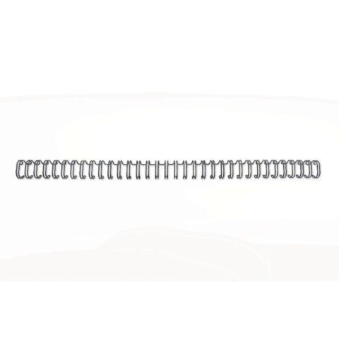 GBC WireBind - 11 mm - 34 anelli - A4 (210 x 297 mm) - 100 fogli - nero - 100 pezzi spirale di rilegatura - per WireBind W20, W25E; Rexel WB606