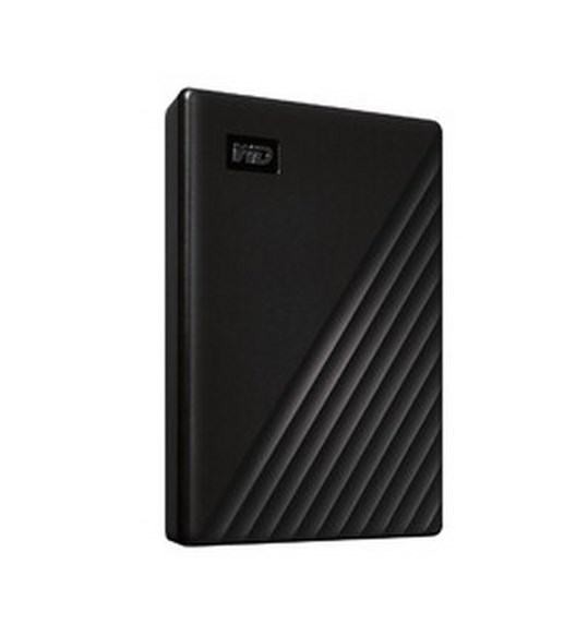 WD My Passport WDBPKJ0040BBK - HDD - crittografato - 4 TB - esterno (portatile) - USB 3.2 Gen 1 - 256 bit AES - nero