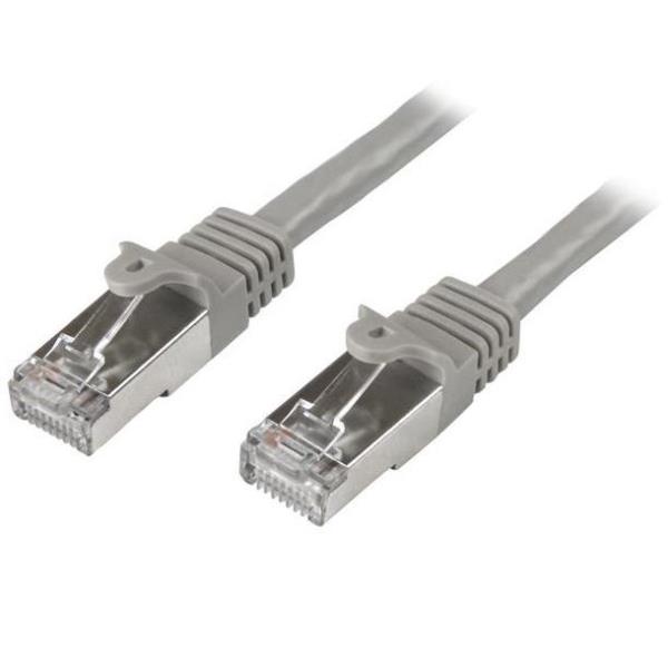 StarTech.com Cavo di rete Cat6 Ethernet Gigabit - Cavo Patch RJ45 SFTP da 3 m - Grigio - Cavo patch - RJ-45 (M) a RJ-45 (M) - 3 m - SFTP - CAT 6 - stampato, antiaggrovigliamento - grigio
