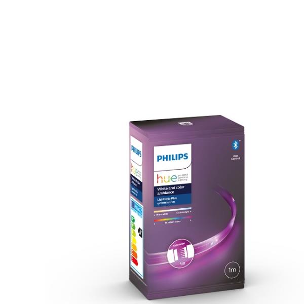 Philips Hue Lightstrip Plus - Prolunga striscia luminosa - LED - 11.5 W - 16 milioni di colori - 2000-6500 K - multicolore