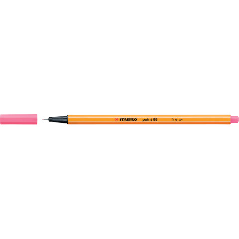 STABILO point 88 - Penna a punta sottile - rosa chiaro - 0.4 mm - fine
