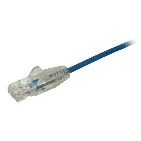StarTech.com Cavo di Rete Ethernet Snagless CAT6 da 1,5m - Cavo Patch antigroviglio slim RJ45 - Blu - Cavo patch - RJ-45 (M) a RJ-45 (M) - 1.5 m - CAT 6 - antiaggrovigliamento - blu