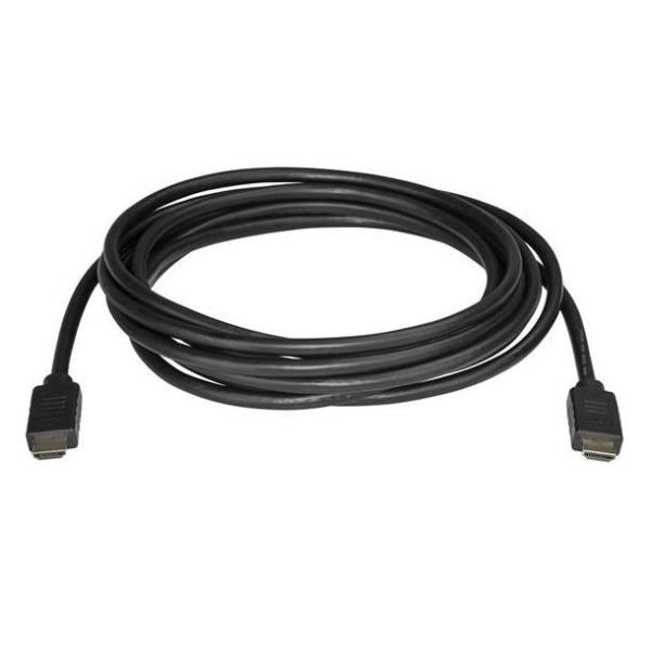 StarTech.com Cavo Premium HDMI ad alta velocità con Ethernet - 4K 60hz - Cavo per Monitor / Blu Ray - 5m - Cavo HDMI con Ethernet - HDMI maschio a HDMI maschio - 5 m - nero - per P/N: KITBXAVHDPEU, KITBXAVHDPUK, KITBXDOCKPEU, KITBXDOCKPUK, USBC-HDMI-CDP2HD4K60