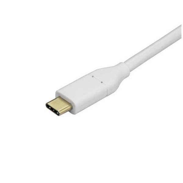 StarTech.com USB-C to Mini DisplayPort Adapter - 4K 60Hz - White - USB 3.1 Type-C to Mini DP Adapter (CDP2MDP) - Adattatore DisplayPort - USB-C (M) a Mini DisplayPort (F) - USB 3.1 / Thunderbolt 3 / DisplayPort 1.2 - 18 cm - passivo, supporta 4K 60 Hz (3840 x 2160) - bianco