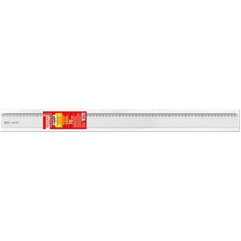 ARDA Aluminium Profil - Righello - 70 cm - alluminio anodizzato