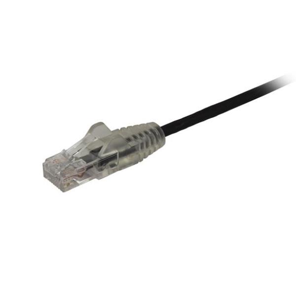 StarTech.com Cavo di Rete Ethernet Snagless CAT6 da 50cm - Cavo Patch antigroviglio slim RJ45 - Nero - Cavo patch - RJ-45 (M) a RJ-45 (M) - 50 cm - CAT 6 - antiaggrovigliamento - nero