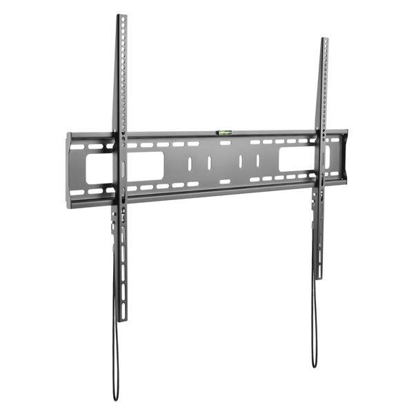 StarTech.com Supporto da muro per TV a schermo piatto - Fisso - Braccio per TV VESA - Disegno a basso profilo costruito in acciaio robusto - Staffa - per TV - plastica, acciaio - nero - dimensione schermo: 60"-100" - installabile a parete