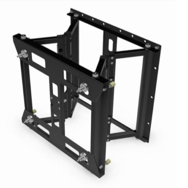 ITB Solution Push and Pull - Staffa - per video wall - acciaio - nero - dimensione schermo: 65"-95" - interfaccia montaggio: 400 x 400 mm - installabile a parete