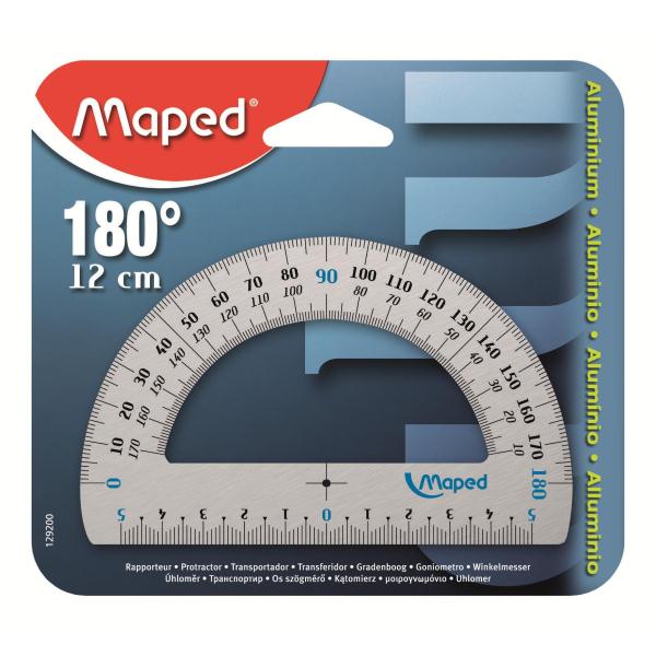 Maped - Goniometro - 12 cm - Alluminio