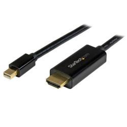StarTech.com Cavo convertitore adattatore Mini DisplayPort a HDMI - mDP a HDMI da 1m - 4K - Cavo adattatore - Mini DisplayPort maschio a HDMI maschio - 1 m - nero - supporto 4K