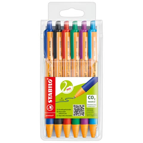 STABILO pointball - Penna a sfera - nero, …