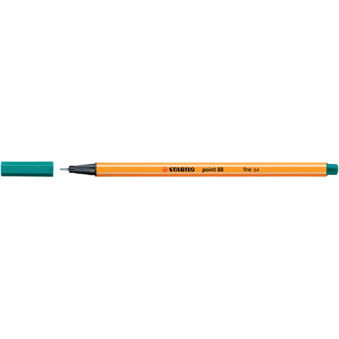 STABILO point 88 - Penna a punta sottile - turchese - 0.4 mm