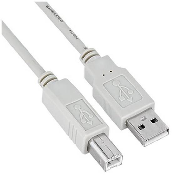 Nilox - Cavo USB - USB Tipo B (M) a USB (M) - 1.8 m - bianco