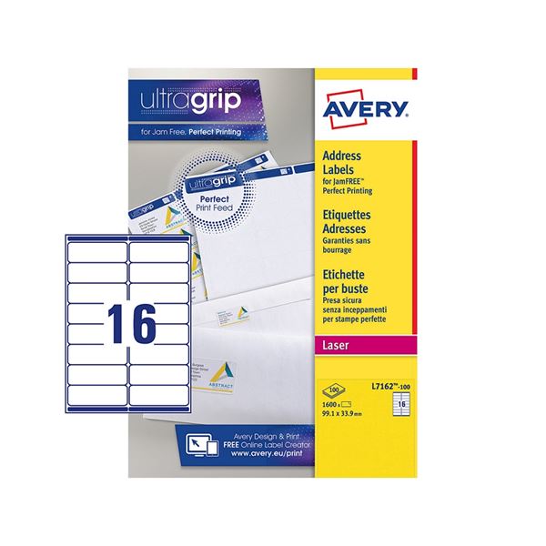 Avery - Autoadesivo - bianco - 100 pezzi …