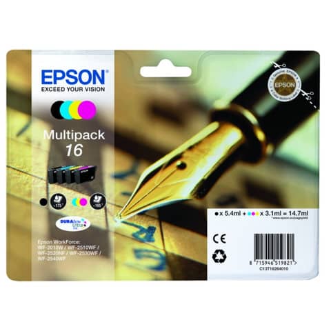 Epson 16 Multipack - Confezione da 4 - …