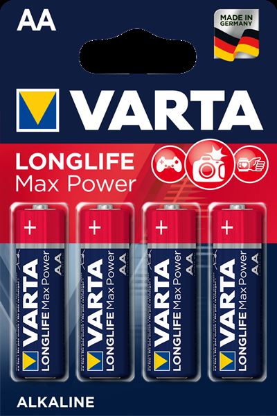 Varta Maxi-Tech - Batteria tipo AA - Alcalina - 2600 mAh