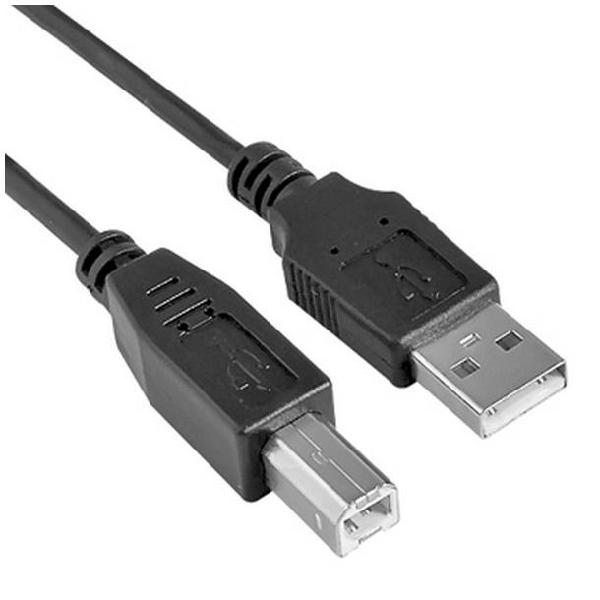 Nilox - Cavo USB - USB Tipo B (M) a USB (M) - USB 2.0 - 1.8 m - nero