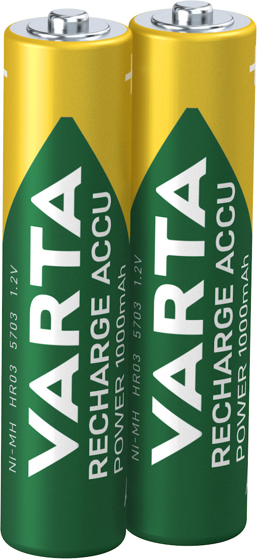 Varta Professional Photo Accu - Batteria 2 x AAA - NiMH - (ricaricabili) - 1000 mAh
