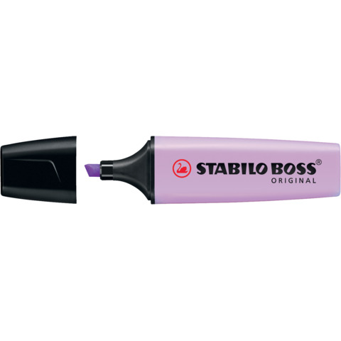 STABILO BOSS ORIGINAL - Evidenziatore - nuvola lilla pastello - inchiostro base acqua - 2-5 mm