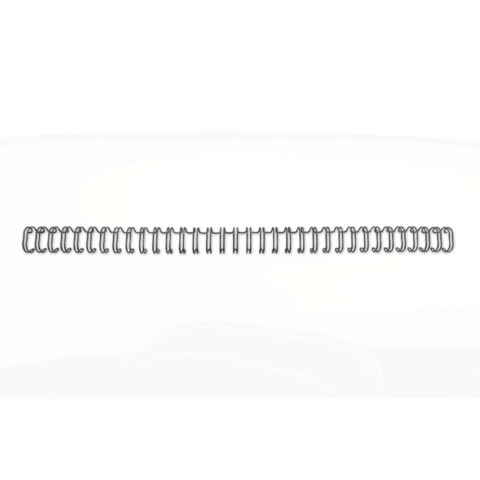 GBC WireBind - 9.5 mm - 34 anelli - A4 (210 x 297 mm) - 85 fogli - nero - 100 pezzi filo per rilegatura - per WireBind W20, W25E; Rexel WB606