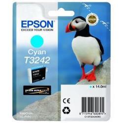 Epson T3242 - 14 ml - ciano - originale - cartuccia d'inchiostro - per SureColor P400, SC-P400