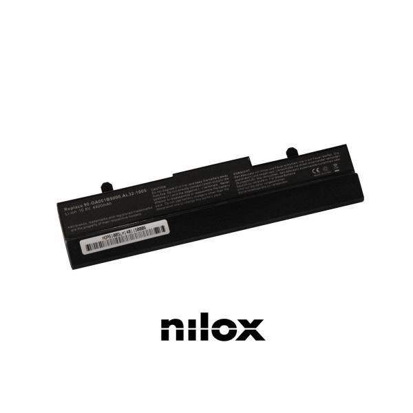 Nilox NLXASB1005LH - Batteria per portatile - 4400 mAh - nero - per ASUS Eee PC 1001HA Seashell