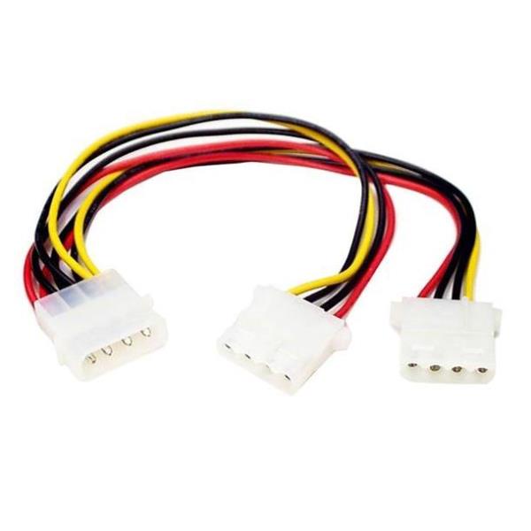 StarTech.com Cavo splitter per alimentazione da 1 x LP4 a 2x LP4 M/F - Sdoppiatore Y LP4 (PYO2L) - Cavo di alimentazione - Alimentazione interna 4 pin (F) a Alimentazione interna 4 pin (M) - 0.2 m - per P/N: ATX2POWER450, ATX2POWR350E, ATX2POWR400E, HSB225S3R, IDE2SAT2, S25SLOTR, SATSASBP425
