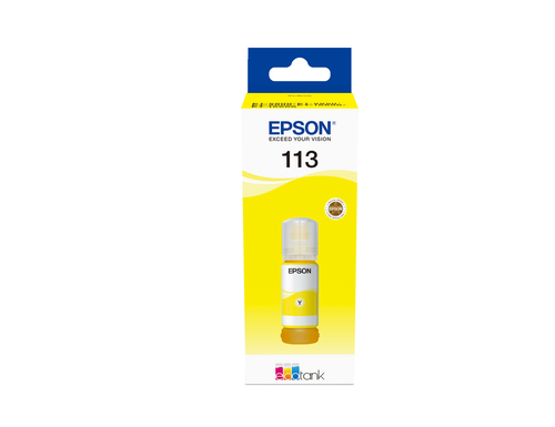 Epson EcoTank 113 - 70 ml - giallo - originale - ricarica inchiostro - per EcoTank ET-16150, 16650, 5150, 5170, 5800, 5850, 5880; EcoTank Pro ET-16680, 5150, 5170