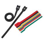 Panduit TAK-TY HLT Hook & Loop Cable Ties - Fascetta ferma-cavo - 20.3 cm - nero