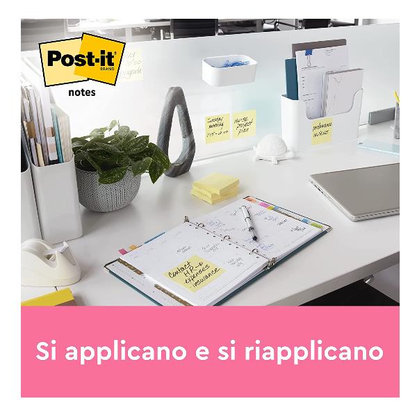 Blocco foglietti Colori Energy - 653-TFEN - 38 x 51 mm - 72 gr - colori assortiti - 100 fogli - Post-it