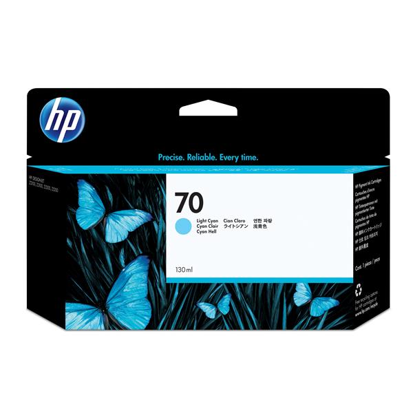HP 70 - 130 ml - cyan chiaro …