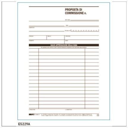 Edipro - Blocco commissioni - 50 fogli - …