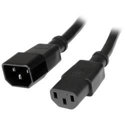 StarTech.com Cavo Prolunga di Alimentazione da 1 m, Prolunga Elettrica da C14 a C13, 10A-125V, 18AWG; Cavo di Alimentazione AC IEC-320 per PC Computer , Certificato UL (PXT1001M) - Prolunga alimentazione - IEC 60320 C13 a IEC 60320 C14 - 1 m - nero