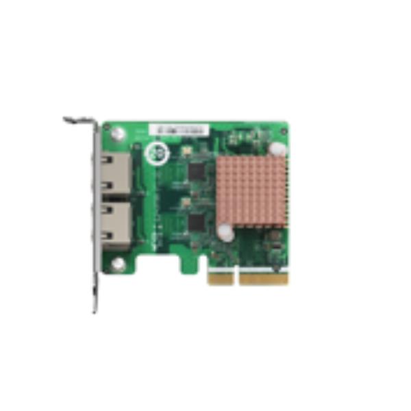 QNAP QXG-2G2T-I225 - Adattatore di rete - PCIe 2.0 x2 profilo basso - 2.5GBase-T x 2 - per QNAP QGD-1600, TS-1232, 1253, 251, 253, 432, 453, 653, 832, 853, h1283, h977, TVS-672, 872
