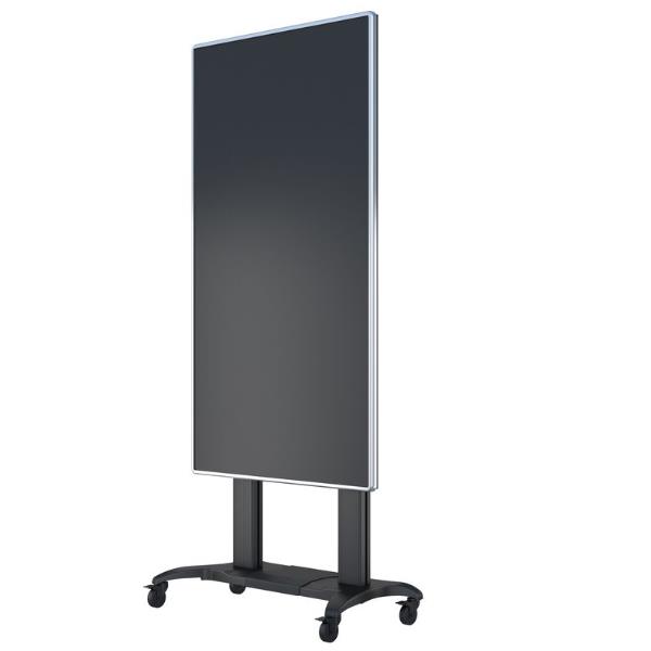 Multibrackets M Public Dual Pillar 180 HD - Carrello - per TV/telecamera LCD - nero - dimensione schermo: 60"-100" - supporto a pavimento