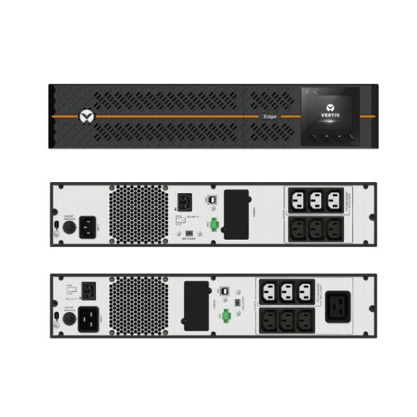 Vertiv EDGE - UPS (installabile in rack / esterno) - 230 V c.a. V - 2700 Watt - 3000 VA - 9 Ah - USB - connettori di uscita 7 - 2U