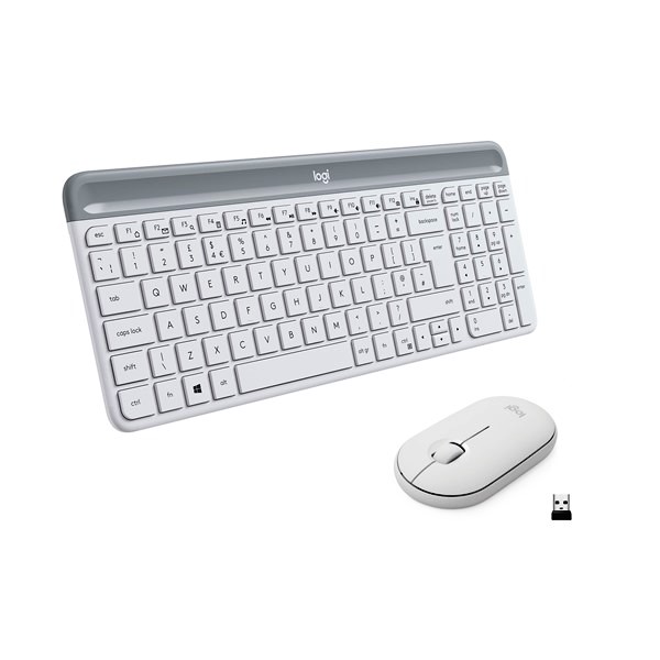 Logitech Slim Wireless Combo MK470 - Set mouse …