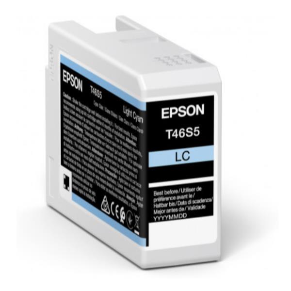 Epson T46S5 - 25 ml - cyan chiaro - originale - cartuccia d'inchiostro - per SureColor P706, SC-P700, SC-P700 Mirage Bundling