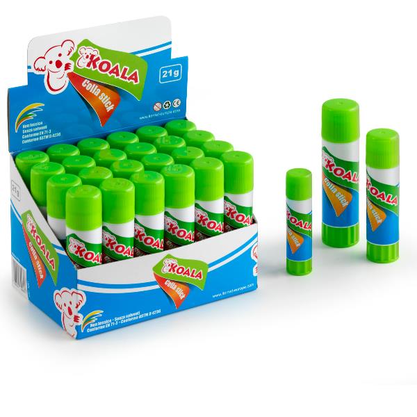 KOALA - Colla in stick - 40 g - non permanente - PVP (polivinilpirrolidone) (pacchetto di 12)