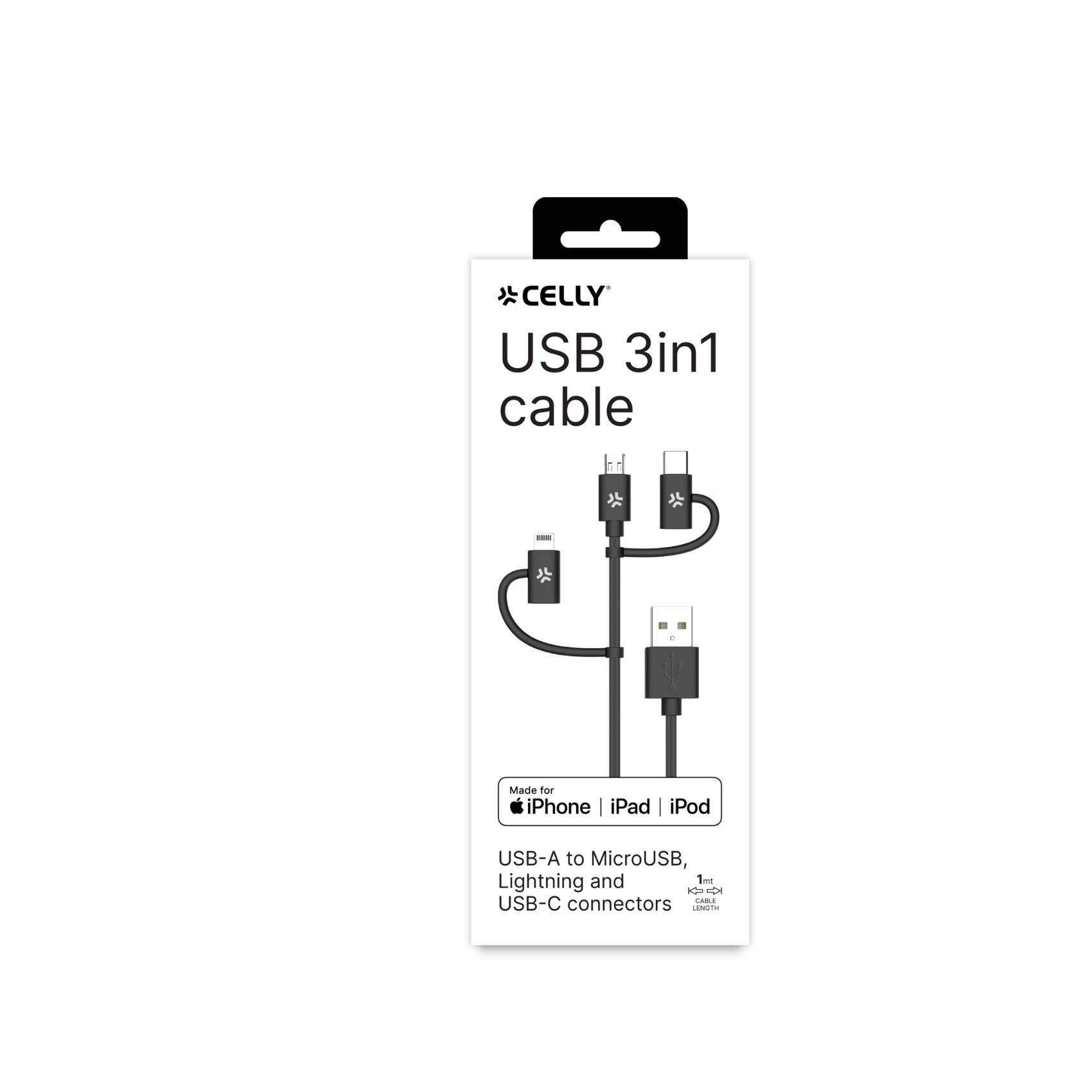 Celly - Cavo USB - USB (M) a …