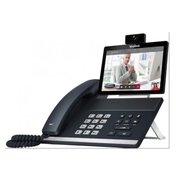 Yealink VP59 - Telefono video IP - con videocamera digitale, interfaccia Bluetooth con ID chiamante - IEEE 802.11a/b/g/n/ac (Wi-Fi) / Bluetooth 4.2 - 5 vie capacità di chiamata - SIP, SIP v2, SRTP - grigio classico