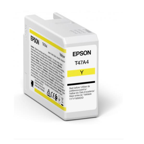 Epson T47A4 - 50 ml - giallo - originale - cartuccia d'inchiostro - per SureColor SC-P900, SC-P900 Mirage Bundling