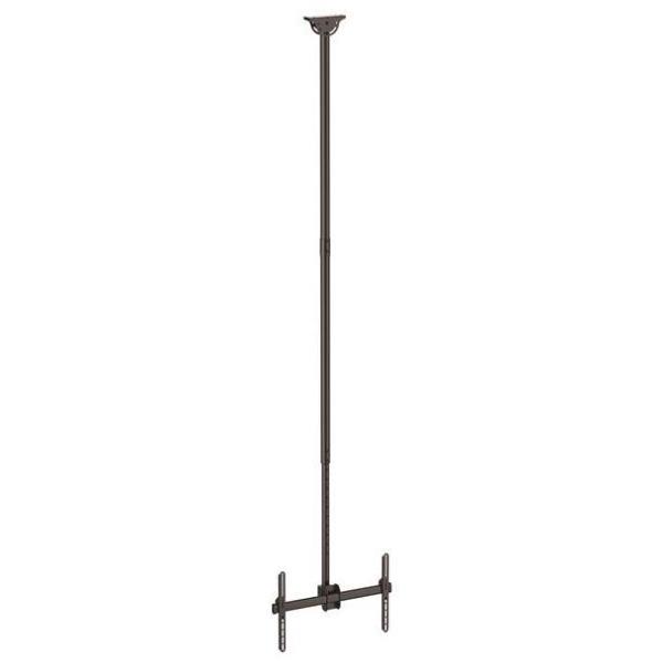StarTech.com Supporto da soffitto per Televisione a schermo piatto - Multidirezionale - Palo da 2,5m a 2,9m - Staffa - per pannello piatto - acciaio per lavori gravosi - nero - dimensione schermo: 32"-70" - installabile a soffitto - per P/N: HDMIPLATE